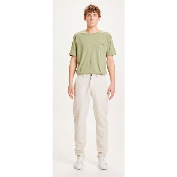 Knowledge Cotton Apparel Chuck Light Linen Pant in Off White NWT Size 34/XS - Picture 1 of 8